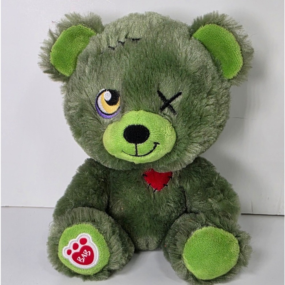 Build-A-Bear Workshop Zombear Smallfry Buddy Plush Halloween 2016 8" Zombie